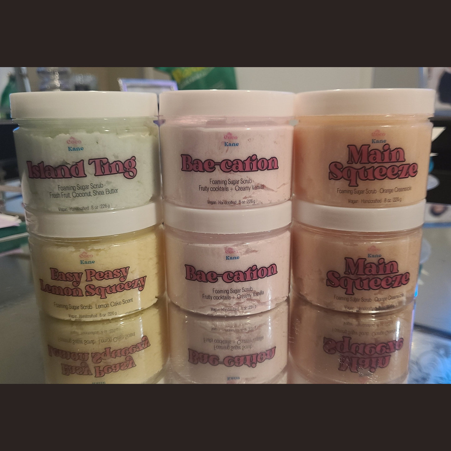 ✨ Coco + Kane Foaming Sugar Scrubs